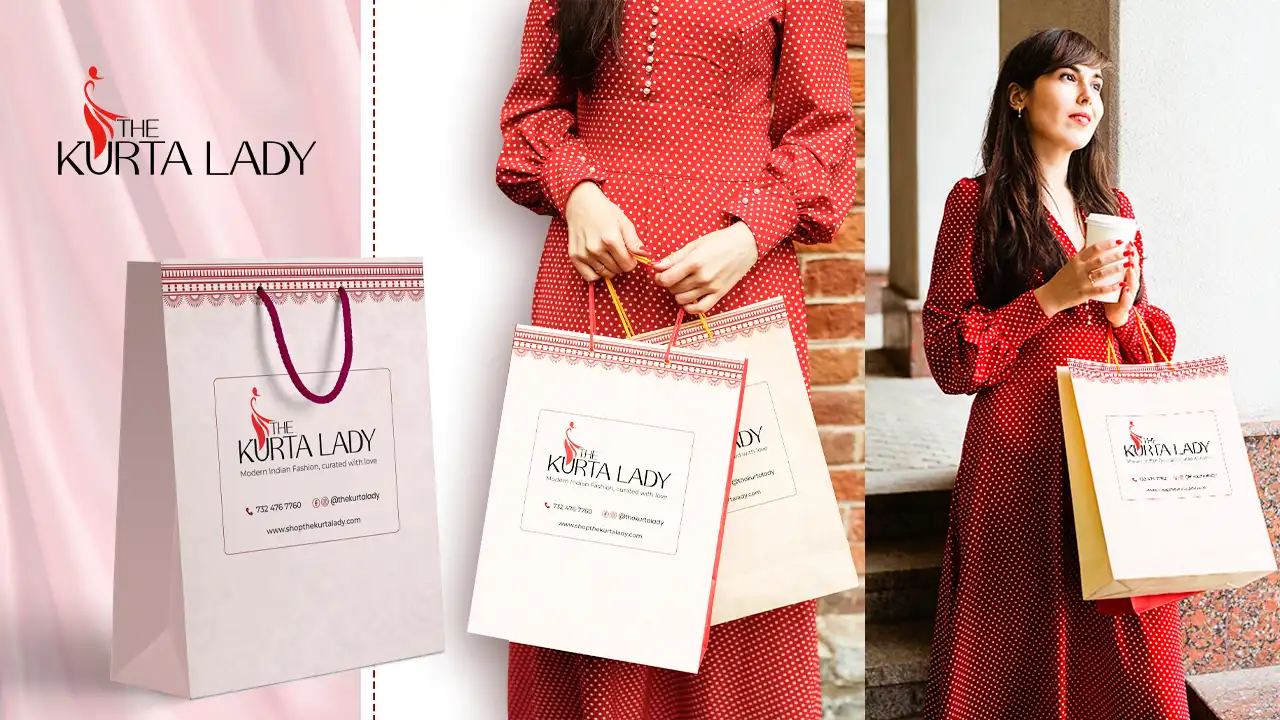 Kurta Lady Bag Mockup