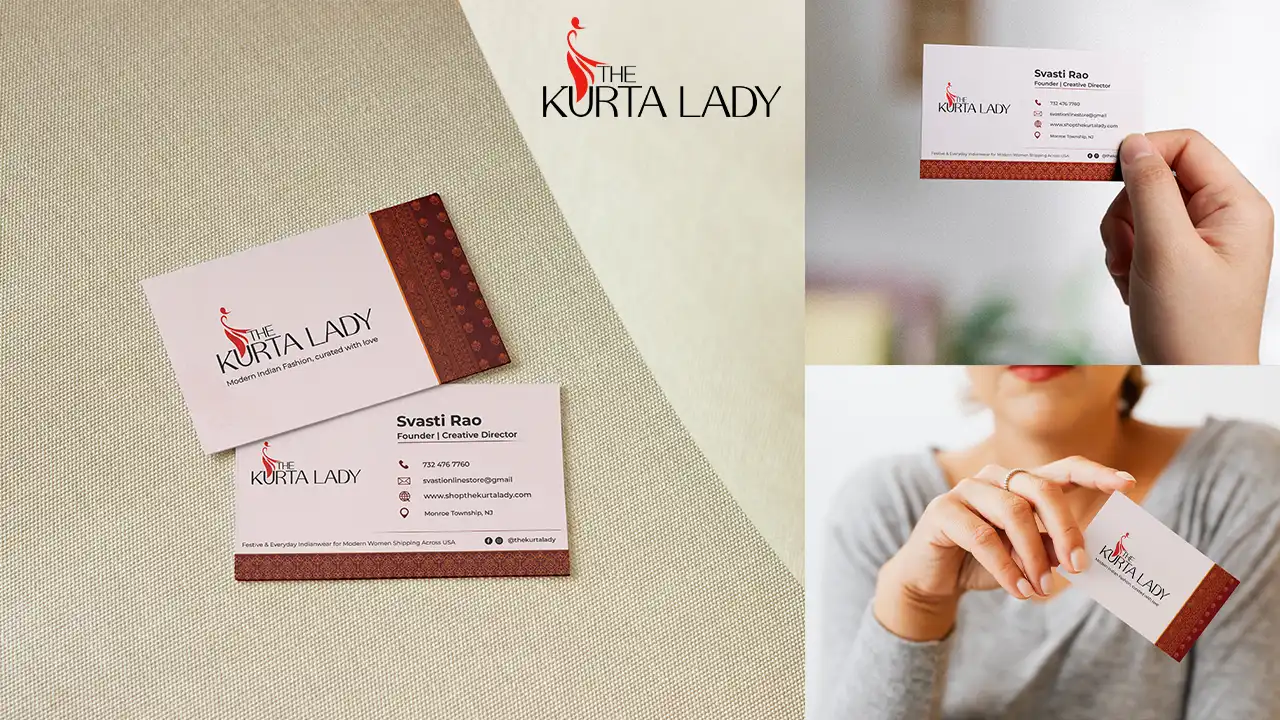 Kurta Lady Business Card